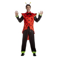 Costume da coccinella rossa per uomo