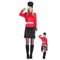 Costume guardia inglese con sorpresa da donna