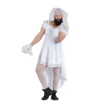 Costume sposa con velo da uomo