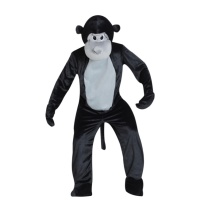 Costume da gorilla con testa per adulto