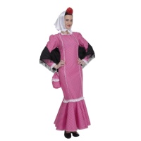 Costume da chulapa rosa da donna