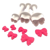 Tagliapasta mini fiocchi con espulsore - Dekofee - 3 pezzi