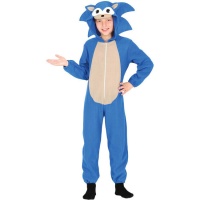 Costume da riccio blu da videogioco per bambini