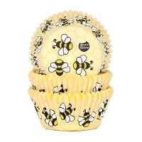 Capsule per cupcakes con motivi di api baby - House of Marie - 50 pezzi