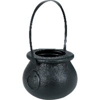 Calderone da strega nero di 11 cm