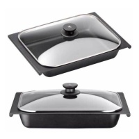 Pirofila forno con coperchio da 41 x 29 cm - Bra
