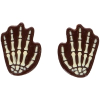 Mani scheletro di cioccolato - confezione da 6