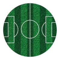 Carta di zucchero da calcio 16 cm