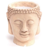 Candela da 15,5 cm con vaso a forma di Buddha - DCasa