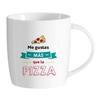 350 ml Tazza Me gustas más que la pizza