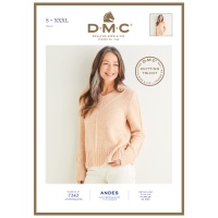 Schema di maglia Tricot Andes n. 7242 - DMC