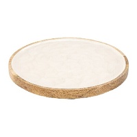 Portaoggetti rotondo in legno da 22 cm - DCasa