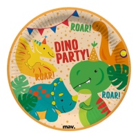 Piatti Dino party 22,7 cm - 8 pz.