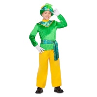 Costume paggio reale verde da bambino