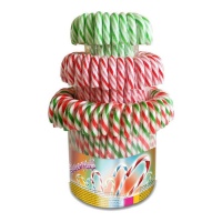 Bastoncini di zucchero in tre colori - 100 unità
