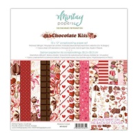 Kit di carte per scrapbooking Chocolate Kiss - Carte Mintay - 12 fogli