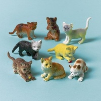 Statuette di gatto assortite - 12 pezzi