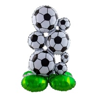 Palloncino a forma di palloni da calcio con base 53 x 77 cm