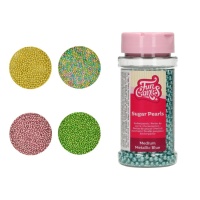 Sprinkles perle colorate metallizzate 80 g - FunCakes