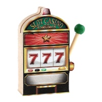 Segnaposto di Casinò 4 x 1,5 x 6 cm - 1 unità