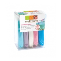 Set pasta di zucchero 5 toni pastello da 400 g - Scrapcooking