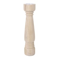 Portacandele in legno 23 cm - DCasa