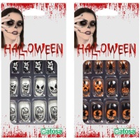 Unghie finte assortite per Halloween - 10 pezzi
