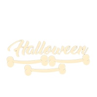 Fustellati di Halloween e Ossa - Artis decor - 4 pezzi