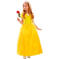 Costume da principessa giallo per bambina