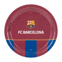 Piatti FC Barcelona 23 cm blaugrana - confezione da 8