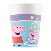 Bicchieri Peppa Pig Amore da 200 ml - 12 pezzi