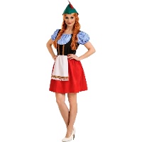 Costume da tirolese con cappello per donna