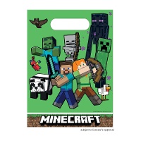 Sacchetti Minecraft - confezione da 6