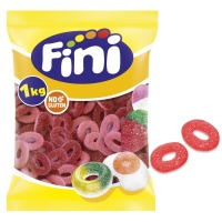 Anelli di fragola con zucchero - Fini - 1 kg