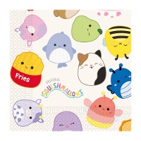 Tovaglioli Squishmallows 16,5 x 16,5 cm - 20 pezzi