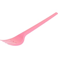 Forchette di 16,5 cm in plastica colorata - 12 pezzi
