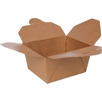 Contenitore in cartone per alimenti da asporto, 15,2 x 12 x 6,3 cm - 3 pezzi