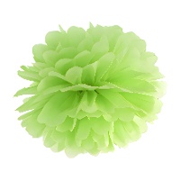 Ghirlanda a forma di pompon rotondo di 25 cm - 1 unità