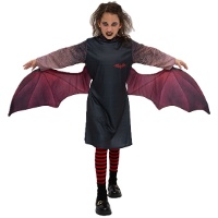 Costume da pipistrello Mavis con ali per ragazza