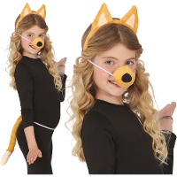 Set cane marrone - 3 pezzi