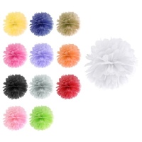 Decorazione pompon rotondo 35 cm - 1 unità