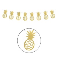 Festone ananas dorato - 2,00 m