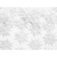 Decorazioni di carta a forma di stella di neve 3 cm - 10 pz.