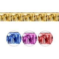 Festone con frange metallizate - 4,00 m