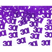 Coriandoli 30 compleanno viola - 15 g