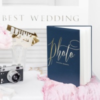 Album fotografico Precious Moments in blu navy