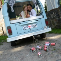 Lattine per auto da matrimonio - 5 unità