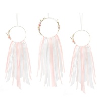 Decorazioni Pendenti In Rosa - 3 unità