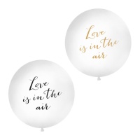 Palloncino gigante in lattice Love is in the air 90 cm - PartyDeco - 1 unità