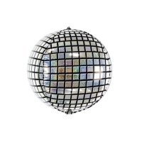 Palloncino orbz Palla discoteca - 38 x 40 cm - PartyDeco